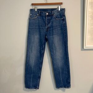 Rebecca Taylor La Vie high rise 100% cotton blue jeans size 29